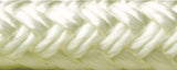 Seachoice 50-40901 Double Braided Nylon White 1/4" x 6' (Pair)