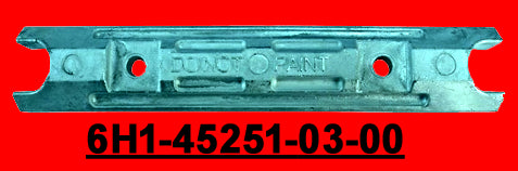 6H1-45251-03-00 Yamaha 2/4 STROKE ZINK TRANSOM ANODE