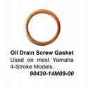 90430-14M09-00 Yamaha Crankcase Oil Gasket 4-Stroke 9.9-300HP (1999~)