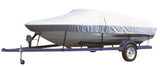 CARVER 10282P10 - 2006-2012 SEA RAY 180/185 SPORT I/O WITH OUT TOWER AND WITH SWIM PLATFORM - CUSTOM FIT TRAVEL COVER (HAZE GRAY)