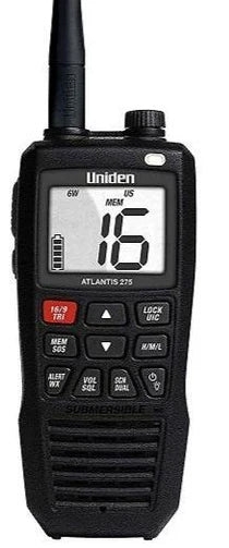 Uniden Atlantis 275 Two-Way VHF Floating Handheld Radio UNI-ATLANTIS275